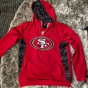 San Francisco 49ers Quarter Zip Hoodie